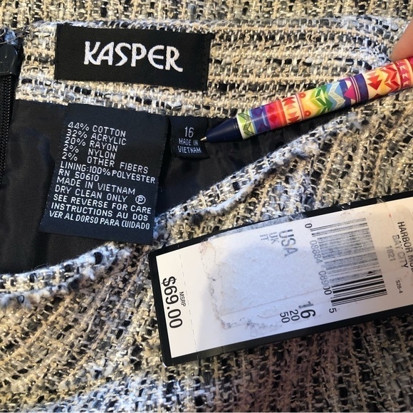 Kasper tweed skirt size 16 - Picture 4 of 5